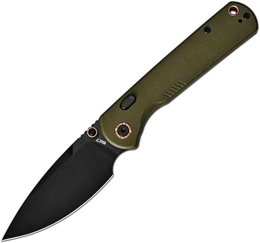CJRB Latitude Green-Black Folding Knife