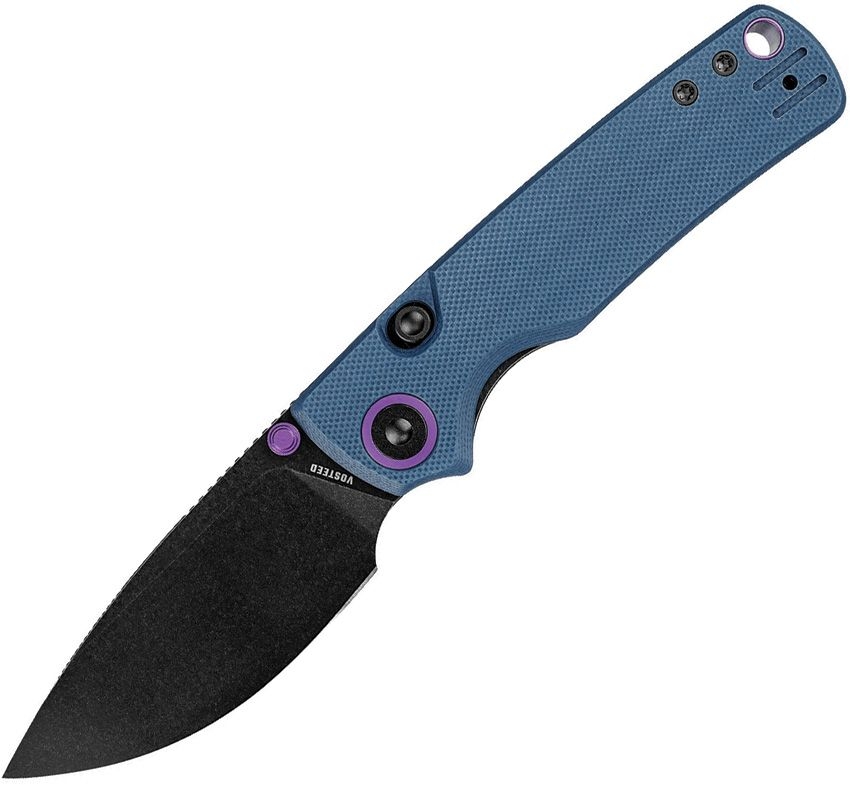 Vosteed Porcupine Blue-Black Folding Knife