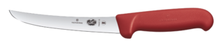 Victorinox 15cm Wide Curved Boning Knife Red