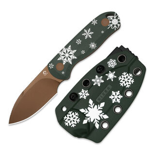 Kizer Drop Bear Fixed Christmas Knife