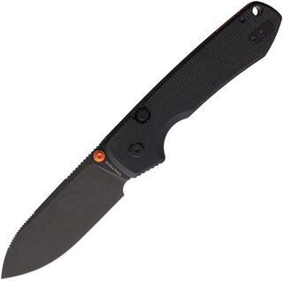 Vosteed Raccoon Top Linerlock Black Knife