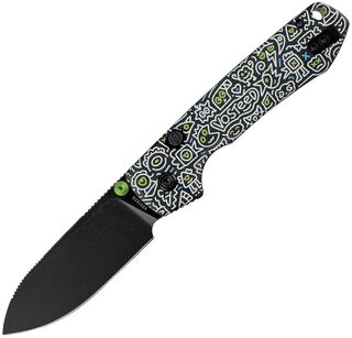 Vosteed Raccoon Doodle Folding Knife