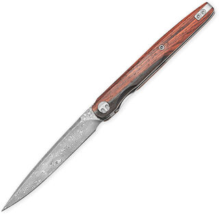 Bestechman Lanza RW Damascus Folding Knife
