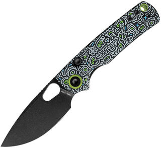 Vosteed Porcupine Top Linerlock G10 - Doodle Black