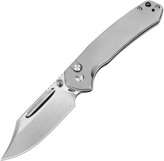 CJRB Bowie Pyrite Button Lock Titanium