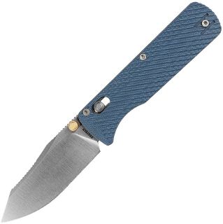 Vosteed Vombat Blue Micarta Tanto Folding Knife